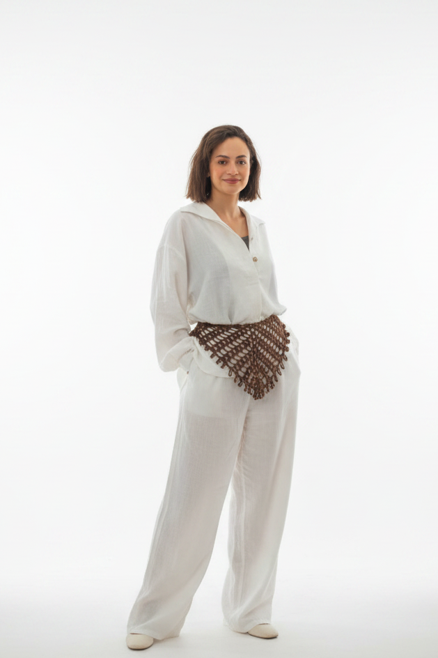 White PL Set for her shirt/pants