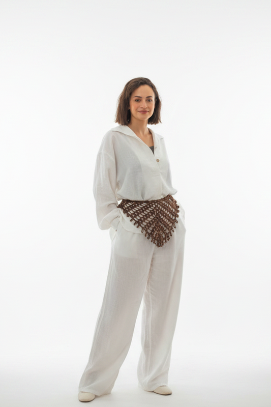White PL Set for her shirt/pants